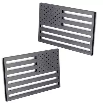 2 flag stickers for car, window stickers for car, SUV, pickup truck, motorcycle, stylish accessories