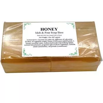 2 фунта мыльной основы «Растопи и налей мед» 907g/2 lbs белый