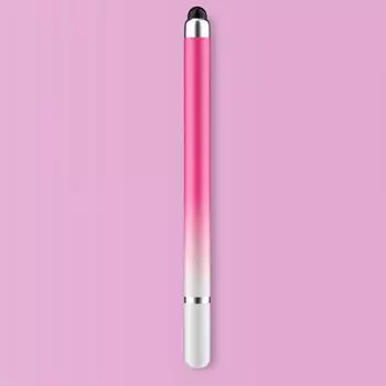 2 In 1 Stylus Pen For Cellphone Tablet Capacitive Touch Pencil For Universal Android Phone Drawing Screen Pencil AVE розовый
