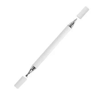 2 In 1 Universal Stylus Pen For Tablet Mobile Android Ios Phone iPad Accessories Drawing Tablet Capacitive Screen Touch Pen AVE белый