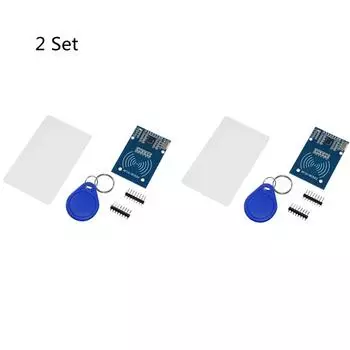 2 комплекта новых RFID-модулей 13,56 МГц MFRC-RC522 NFC RF IC карта брелок