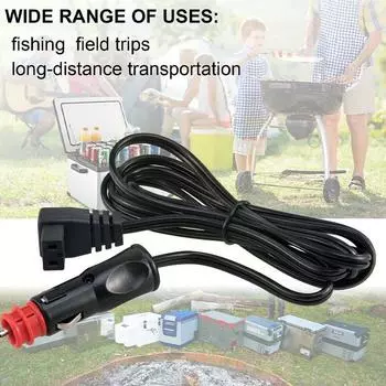 2 м 18AWG автомобильный холодильник сигаретный кабель охладитель зарядка замена линия 12A 12V для автомобильного холодильника подогреватель расширение мощность Ca Z0M4