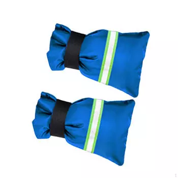 2 Outdoor Faucet Covers, Winter Protection for Garden And Patio Blue