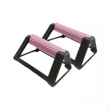 2 Pack Push Up Bars for Home Chest Workout with Non-Slip Base синий