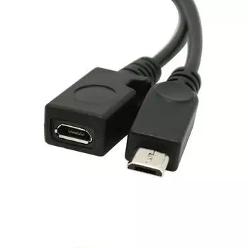 2 шт. USB-порт терминальный адаптер OTG кабель для Fire 2nd или Tv Fire Stick 3 Gen Z7F1 black-One-size