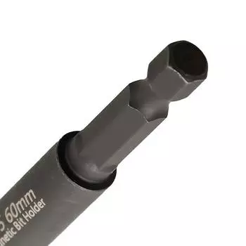 2 Pcs 1/4In Head Extension Rod Screwdriver Magnetic Transfer Electric Drill Driver Batch Head Extension Rod 60mm