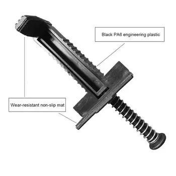 2 Pcs Bricklayer Construction Tools Liner Wall Builder Brick Line Clips Line Runners 9-12 Cm Brick Liner Wire Runner Drawer CHINA