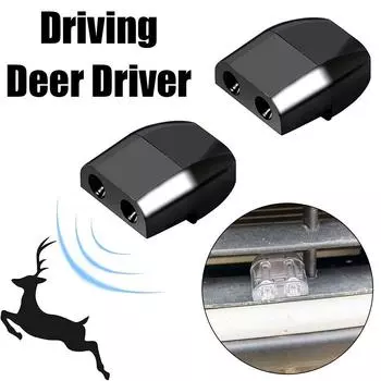 2 Pcs Deer Warning Whistles Device Portable Deer Repelling Car Deer Safety Whistles Weather-Resistant Whistle Animal Mini A W0C2 A
