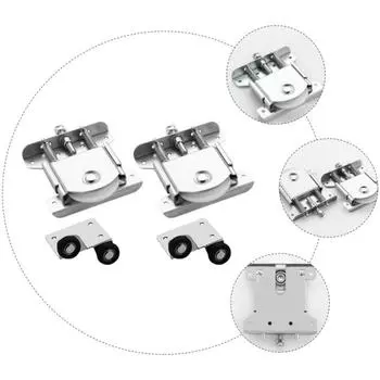 2 pcs Furniture Hardware Window Door Roller Wardrobe Pulley Replacement Castors Drawer Door