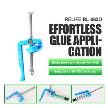 2 Pcs PCB Welding Oil Pusher Labor-Saving Structural Adhesive Tool Solder Paste синий