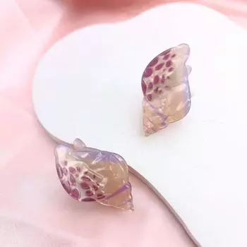2 PCS/set Personalized Animals Hairpin Acetate Animal Hair Clip Cartoon Fish Mini Hair Claw Hair Accessories Seashell Girls