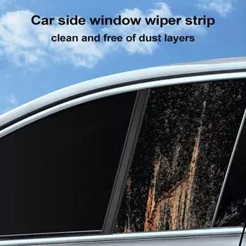 2 Pieces Car Door Seal Strip Rubber Sealing Protector Soundproof Waterproof Weather Strips For Car Door чёрный