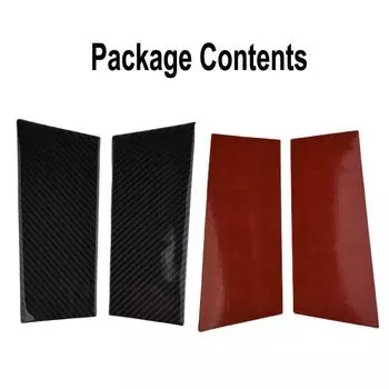 2. Please Allow Slight Manual Measurement Deviation For The DCarbon Fiber Car Door B Pillar Trim Accessories For Nissan 350Z Z33 CHINA