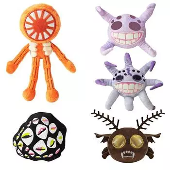 2 плюшевые игрушки Новые двери: Floor 2 Plushies Monster Horror Game Мягкая игрушка Подарки для фанатов игр Дети Рождество Рождение