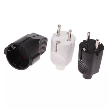 2 ядра 16A 250V EU Plug защитный контакт резиновая муфта наружная водонепроницаемая муфта электрооборудование поставки Female белый