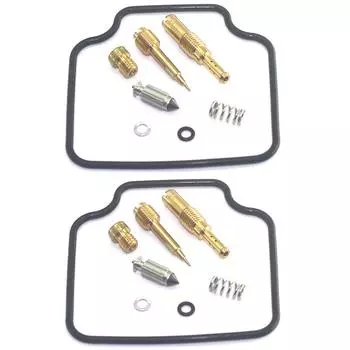 2 Set For 1986-1987 Honda Rebel CMX450 Carburetor Rebuild Kit w/ Needle Gasket