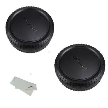 2 sets JJC Fujifilm X Mount Rear Lens Cover Body Cover Fujifilm For Fujifilm cameras lenses + X-M5 X-T50 X-S20 X-T5 X-H2 X-H2S X-T30 IIX-S10 X-T4 -T3