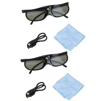 2 шт. 144 Гц 3D очки с активным затвором DLP LinK LCD Lens 3D очки для 3D DLP Orojectors