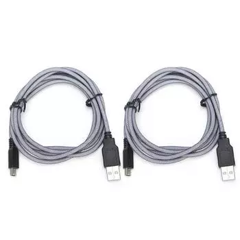 2 шт. 1,5 м ПВХ хост микро USB кабель для зарядки прочный подходит для Nintendo New 3DSXL NDSi 2DS