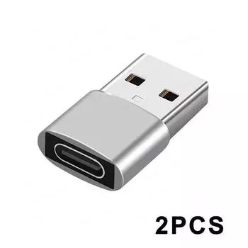 2 шт. адаптер зарядного устройства для iPhone 15 14 13 Pro Max 13Pro 13 USB Type-C адаптер Type C USB-C конвертер для iPhone 12 кабели типа C для ноутбука 2PCS розового золота