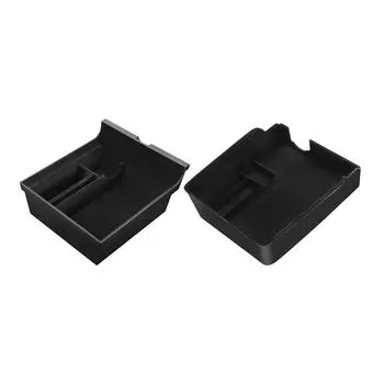2 шт. Автомобильный центральный консольный органайзер Cubby Drawer Console Organizer Автомобильные аксессуары для интерьера Tesla Model 3 Model Y 2021-2022 CHINA