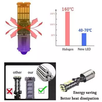 2 шт. BA9S BAY9S BAX9S T4W H6W 4014 26SMD внутренняя подсветка приборная лампа лампа плафон боковой клиновидный свет 2pcs&BA9S белый