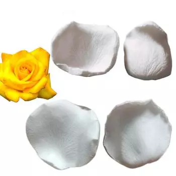 2 шт. Большие силиконовые формы для роз, 3D-цветы из помадки, кулинария, свадебные украшения, формы для выпечки, сахарные поделки, глиняные лепестки, торт «сделай сам» M2980