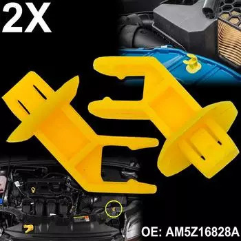 2 шт. для Ford Escape Kuga C-Max Focus Rod, опора для капота, зажим AM5Z16828A, запасные части для автомобиля 2013 2014 2015 2016 2017 2018