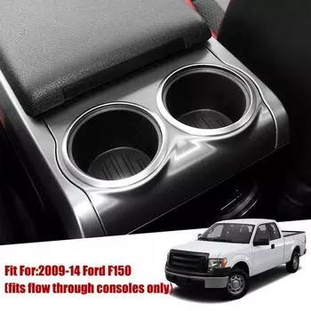 2 шт. для Ford F-150 2009-2014 автомобильный подстаканник задний ряд центральной консоли резиновый подстаканник вставка автомобильный органайзер держатель для кружки
