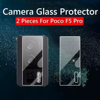 2 шт. для Poco F5 Pro, защитная пленка для объектива камеры, защитная пленка из закаленного стекла для Xiaomi Poco F5 Pro PocoF5 Pro, пленка для объектива For Poco F5 прозрачный