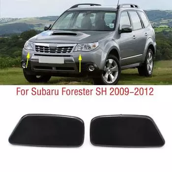 2 шт. для Subaru Forester SH 2009-2012, передний бампер, фары, омыватель фар, распылительная насадка, крышка насоса, крышка
