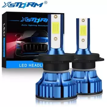 2 шт. H1 H3 H4 H7 Led COB H8 H11 HB3 9005 HB4 9006 Светодиодные фары Мини 12000LM Автомобильные фары накаливания Авто Противотуманные фары H1