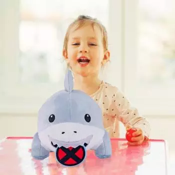 2 шт. Игрушка плюшевая акула из мультфильма, плюшевая акула, мягкая игрушка, морское животное, кукла-комфорт