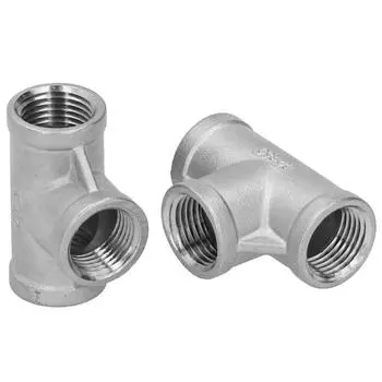 2 шт. из нержавеющей стали марки 316 NPT 1/2?150T Тройник-адаптер Соединитель Резьбовые Литые Трубные Фитинги