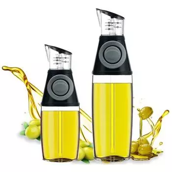 2 шт./компл., 250/500 мл, дозатор масла, стеклянные бутылки, контейнер для оливкового масла, уксуса и соуса, легкий насос, кухонные инструменты для чёрный