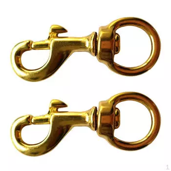 2 шт., круглый вертлюг из твердой латуни 45mm