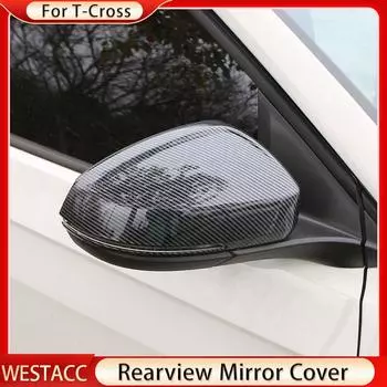 2 шт. Наклейка на боковое зеркало заднего вида для VW Volkswagen T-Cross Tcross 2018 2022 2023