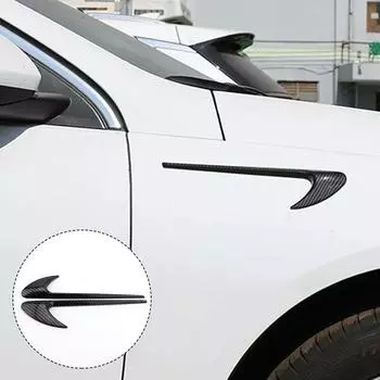 2 шт. наклейка на боковую часть автомобиля, вентиляционное отверстие, крыло, эмблема, логотип, отделка для Mercedes Benz AMG V8 C200 C300 E300 E400 W213 C-Class W205 AMG