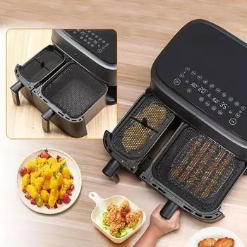 2 шт. новый брызгозащитный кожух для аэрофритюрницы Philips-N350, защитная сетка для экрана, аксессуары для аэрофритюрницы Philips Home Tool чёрный