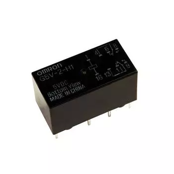 2 шт. OMRON G5V-2-H1-5 реле 5 В постоянного тока 2xUM 2A 167R печатное реле сигнала 854989 G5V-2-H1 5 В постоянного тока 8 контактов