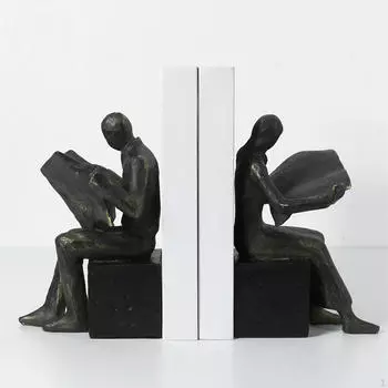 2 шт. Подставки для книг для чтения Декоративные подставки для книг Украшения для рабочего стола Полки Офисная скульптура