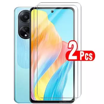 2 шт. полноэкранных защитных пленок из закаленного стекла для телефонов Oppo A58 A 58 58A, защитное стекло Oppoa58 4G 6,72 дюйма CPH2577 for Oppo A74 5G чистый
