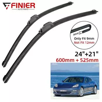 2 шт. щетки стеклоочистителя для Porsche Panamera 970 2009-2012 24 21 подходят для переднего лобового стекла, щетки для окон, резак, аксессуары 2009 2010 2011 2012