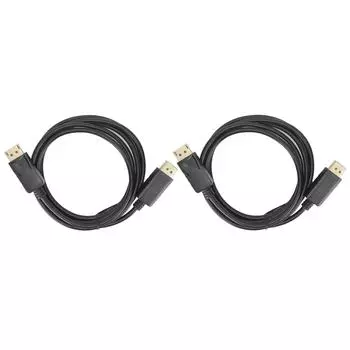 2 шт. соединительный кабель DisplayPort DP-DP 1,8 м DP кабель-адаптер «папа-папа»