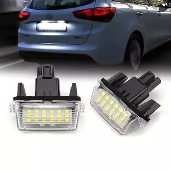 2 шт. Toyota светодиодные лампы освещения номерного знака для Toyota Camry YARISL EZ VIOS COROLLA