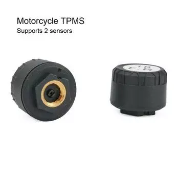 2 шт. Внешние датчики TPMS для мотоциклов, совместимые с внешними датчиками давления в шинах, интеллектуальный контроль давления в шинах CHINA