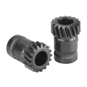 2 шт. винтовая шестерня Dualgear замена шестерни экструдера высокопрочная штамповка стального материала экструзия 0 темно-серого