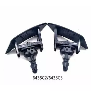 2 шт., водяные омыватели фар автомобиля, ремонт форсунки для Citroen C4 6438C2 6438C3