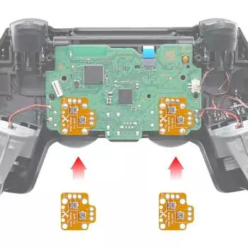 - 2 Stck Controller Analog Stick Drift Fix Mod fr PS4 PS5 Xbox One (Gold)