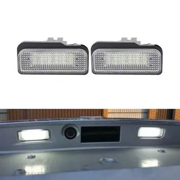 2 * светодиодный светильник номерного знака без ошибок для Mercedes-Benz W203 W211 3528 SMD